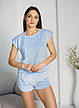 Велюрова піжама футболка і шорти р.S,M,L,XL, фото 9