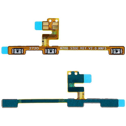 Шлейф для Xiaomi Poco X3 NFC з кнопками включення та регулювання гучності, фото 1