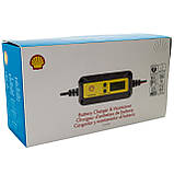 Зарядний пристрій SHELL Smart SBC400 для автомобільного та Li-iion акумуляторів 12В, свинцево-кислотних, фото 4