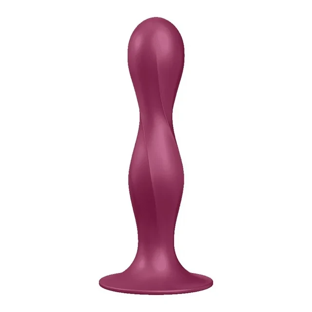 Фалоїмітатор із металевими кульками всередині Satisfyer Double Ball-R Red