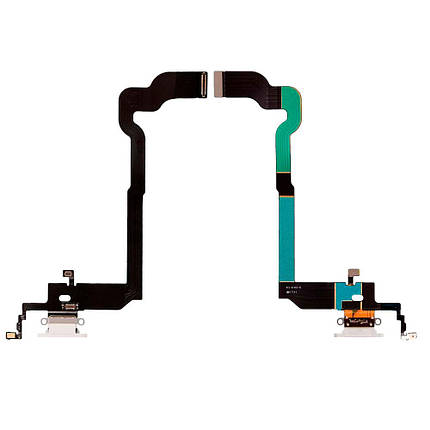 Шлейф для iPhone X з роз’ємом зарядки (White), фото 2