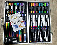 Детский набор для творчества "Inspire children" 95 предметов для рисования большой в чемоданчике ТОП!