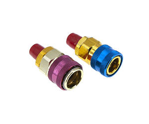 Муфта швидкоз'ємна QC-12B (180°) для R-134a, комплект. Швидкоз'ємна муфта для холодильних систем.