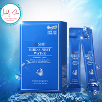 Омолоджуюча нічна маска на основі екстракту ластівчиного гнізда SNP Bird's Nest Water Sleeping Pack, 4ml