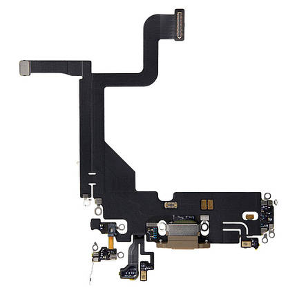 Шлейф для iPhone 13 Pro з роз’ємом зарядки (Gold), фото 1
