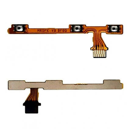 Шлейф для Huawei Y6s (2019) з кнопками включення та регулювання гучності, фото 1