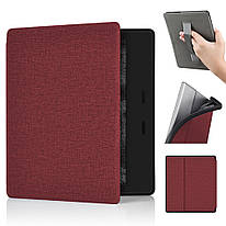 Чохол для Amazon Kindle Oasis 2017 / 2019 Galeo TPU Folio with Handstrap Textile Wine Red