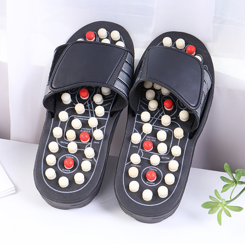 Массажные рефлекторные тапочки для ступней Massage Slipper массажер для ...