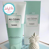 Гель-пінка для очищення шкіри Heimish pH 5.5 All Clean Green Foam, 30ml