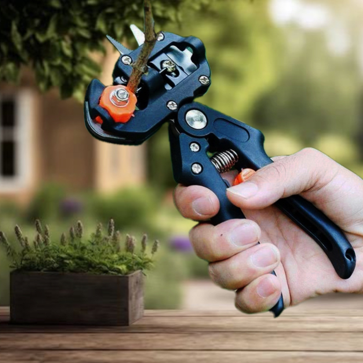 Професійний привівальний секатор Grafting Tool з 3 ножами для обрізання та щеплення дерев