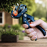 Професійний привівальний секатор Grafting Tool з 3 ножами для обрізання та щеплення дерев, фото 3