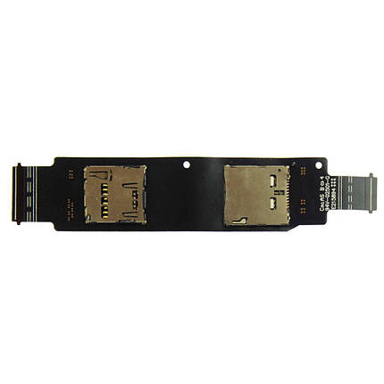 Шлейф для Asus ZenFone 2 (ZE500CL) з роз’ємом SIM-карти та microSD, фото 2