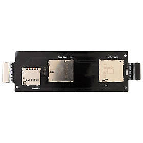 Шлейф для Asus ZenFone 2 (ZE550CL) Dual Sim з роз’ємом SIM-карти та microSD