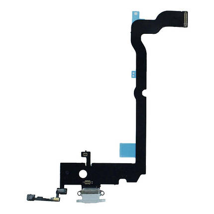 Шлейф для iPhone Xs Max з роз’ємом зарядки (White), фото 1