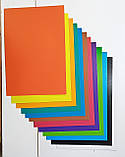 Кольоровий картон А4 ОДНОСТОРОННІЙ 12 кольорів «КОЛЕНКОР» / набір кольорового картону / CK12, фото 3