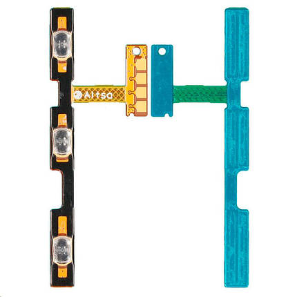 Шлейф для Samsung A025F Galaxy A02s з кнопками включення та регулювання гучності, фото 1