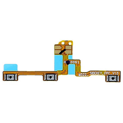 Шлейф для Xiaomi Redmi Note 9 Pro з кнопками включення та регулювання гучності, фото 1