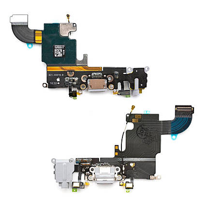 Шлейф для iPhone 6s з роз’ємом зарядки (Grey), фото 1