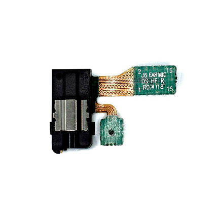 Шлейф для Samsung J600F Galaxy J6 (2018) з аудіо конектором і мікрофоном, фото 1