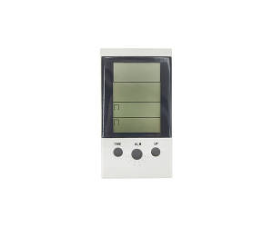 Термометр WSD-2A с гигрометром, годинником и будильником настільний/настінний - Метеостанція з годинником, т