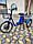 Електровелосипед SKYBIKE 3-CYCL (350W-36V-12Ah) синій купити дешево в Україні, фото 9