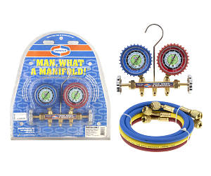 Колектор Uniweld QAL3SM-5 (0-21 бар + 0-35 бар) під фреони R-12, R-22, R-134a (США)