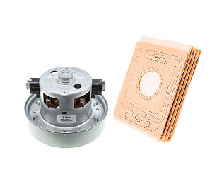 Комплект "Мотор пилососа Samsung HWX-HD (N2) 1400W + Набір мішків універсальних FB-16 (5 шт)"