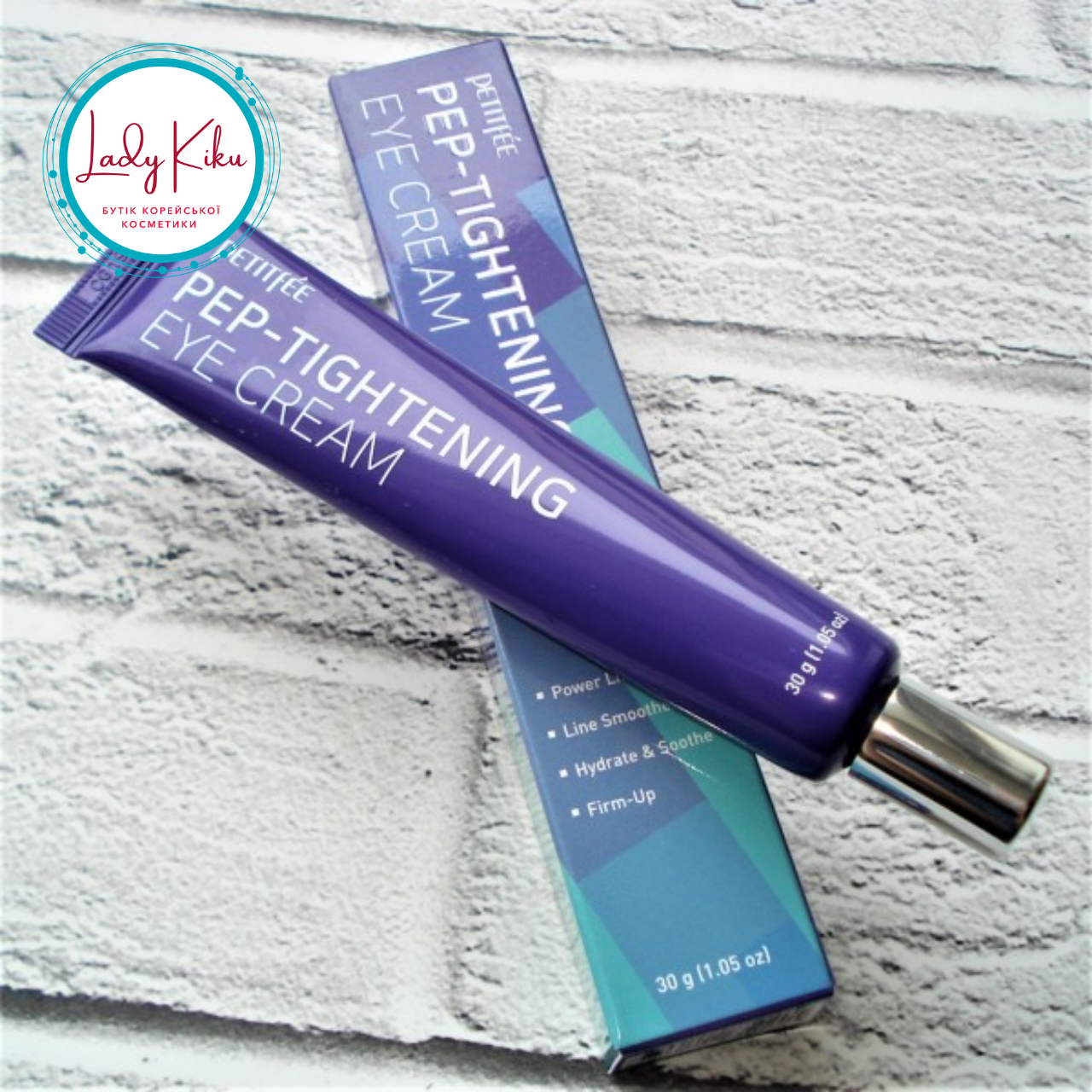 Пептидний крем для очей з ліфтинг-ефектом Petitfee Pep-Tightening Eye Cream, 30ml