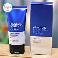 Сонцезахисна есенція для чоловіків  Missha Men's Cure Sun Essence Suited For Men SPF50+ PA ++++, 50ml