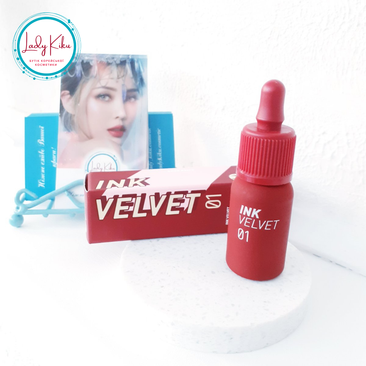 Матовий зволожуючий тінт-помада Peripera Ink The Velvet (AD) Color 01 Good Brick, 4g