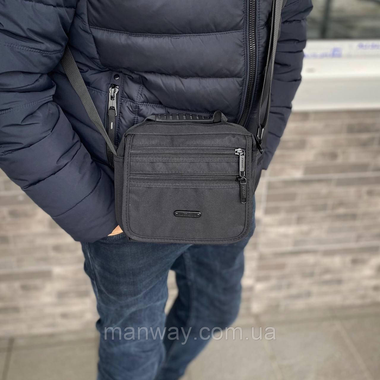 Чоловіча сумка барсетка через плече Street mini горизонтальна