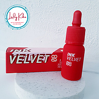 Матовий зволожуючий тінт-помада  Peripera Ink The Velvet (AD) Color 08 Sellout Red, 4g