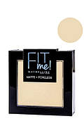 Maybelline New York Fit Me Matte Poreless Powder Пудра для блиску 105 natural