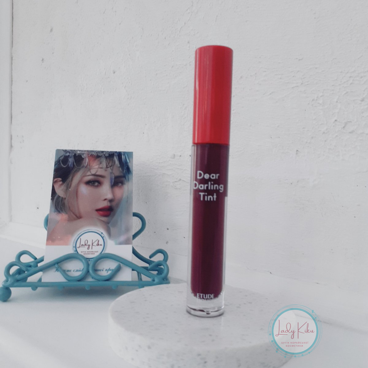 Гелевий тінт для губ Etude House Dear Darling Water Gel Tint #PK003 Sweet PotatoRed, 4.5g