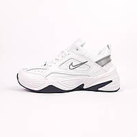 Модные женские кроссовки Nike M2K Tekno білі з чорним та сріблом|Кроссовки на весну/осень