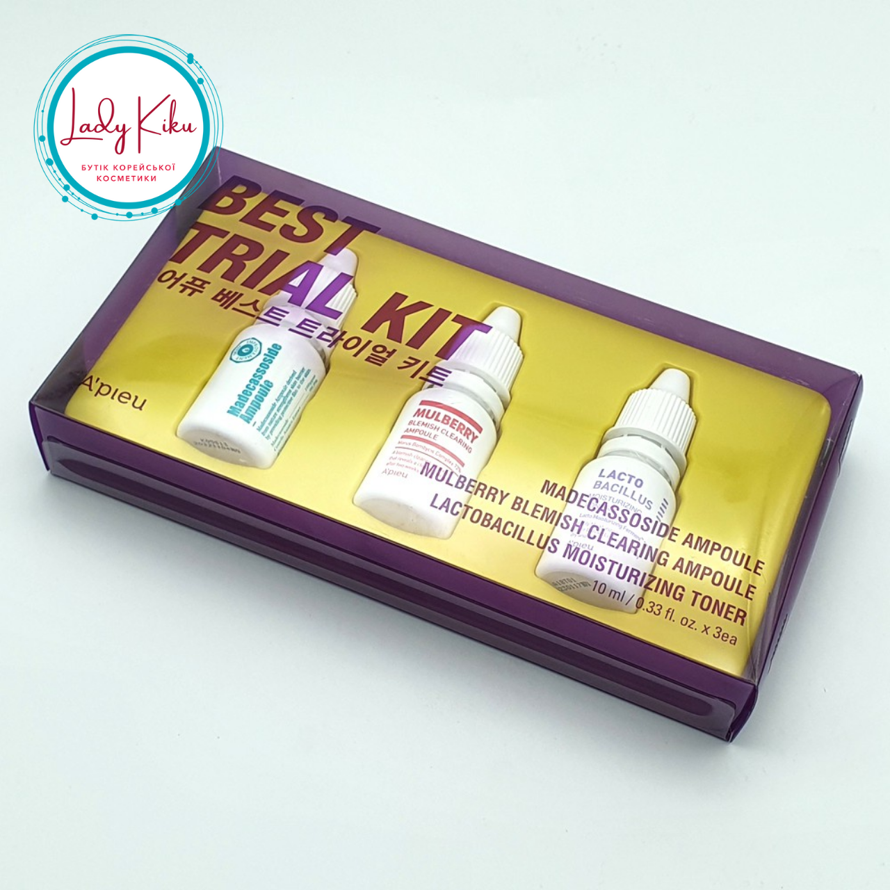 Набір з 2-х ампульних сироваток та тонера A’pieu Best Trial Kit