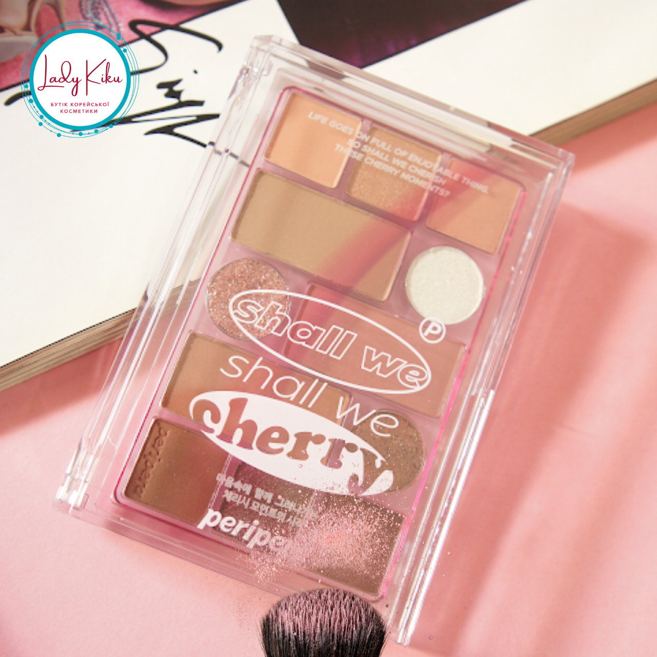 Палетка тіней Peripera All Take Mood Technique Palette #02 Shall we Cherry, 13.5g