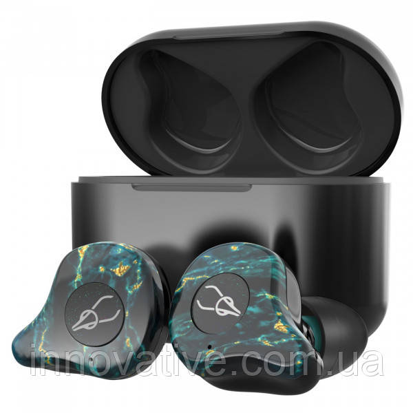 Бездротові Bluetooth-навушники Sabbat E12 Elite Dream Stone (Чорно-зелений)