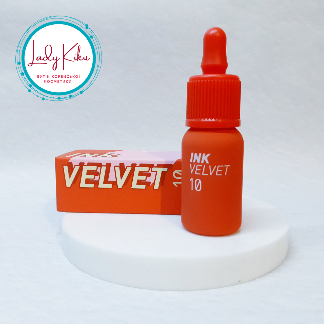 Матовий зволожуючий тінт-помада Peripera Ink The Velvet (AD) Color 10 Better Orange, 4g