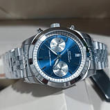 Кварцовий водонепроникний (100м) годинник з хронографом Pagani Design PD-1775 Silver-Black, фото 4