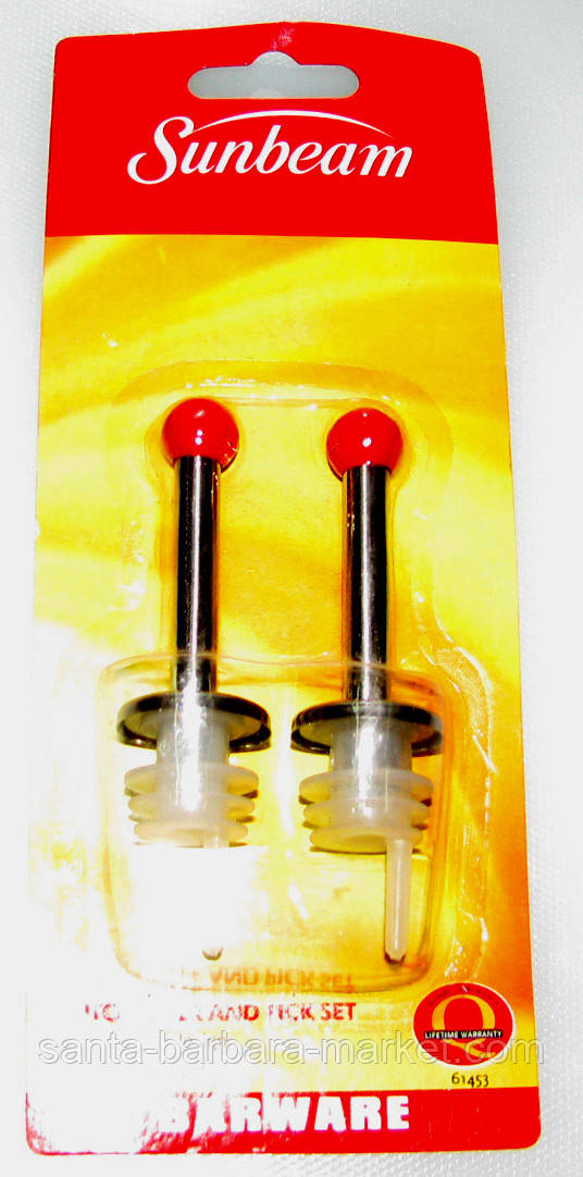 Набір пробок з 2-х "метал" 9,5 см №17779, фото 1