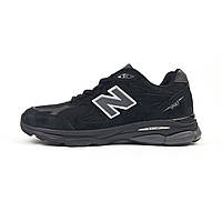 Демисезонные мужские кроссовки New Balance 990 чорні 45|Качественные кроссовки на весну/осень