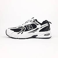 Демисезонные мужские кроссовки New Balance 530 білі з чорним 44|Качественные кроссовки на весну/осень