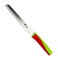 Нож кухонный универсальный 20 см нержавеющая сталь с зеленым.