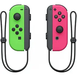 Набір ігрових контролерів Nintendo Joy-Con Набір 2 Контролера Joy-Con Неоновий зелений/Неоновий рожевий (45496430795) Pink 2 шт