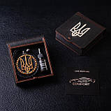 Ароматизатор в машину ГЕРБ УКРАЇНИ ручної роботи, подарунок до дня захисника України, фото 2