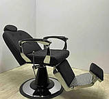Крісло Barber Марк перукарське чоловіче крісло з підголовником для BarberShop барбер крісла для барбершопу, фото 3
