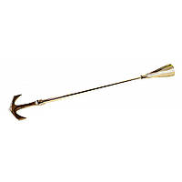 Бронзова ложка для взуття Якір хромована