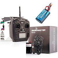 FPV пульт RadioMaster TX12 MKII ELRS M2 з акумулятором 21700 RadioMaster (1 x 5000мАг) для дрона квадрокоптера