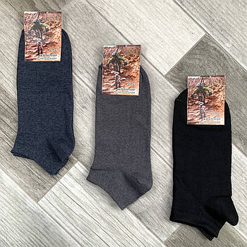 Шкарпетки чоловічі демісезонні бавовна короткі Житомир СН, розмір 27-29, асорті, 07917